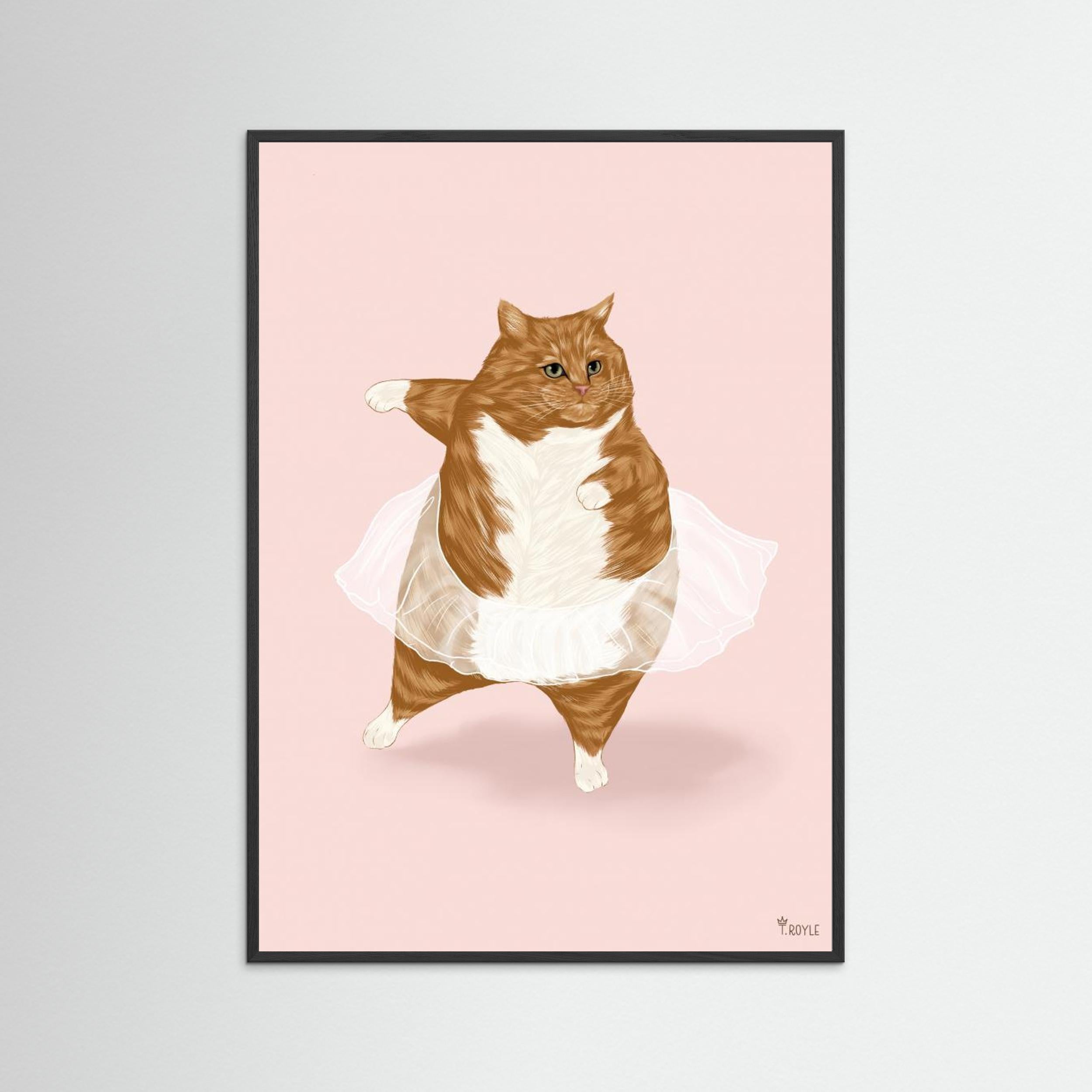 Ballet Cat - 'I can do anything I dream of' by Tara Royle